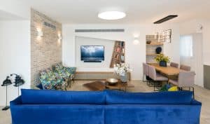 עיצוב דירת קבלן 5 חדרים